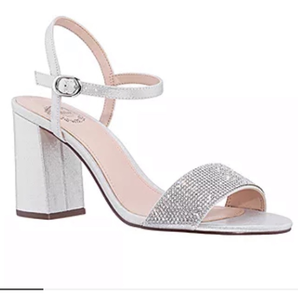 I. Miller block heel pumps silver size 9.5 new